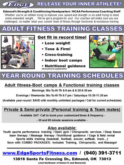 Edmond Ok The Edge Sports Performance Speed Strength And